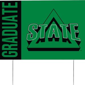 Delta State University Graduating Graduate Sign House 12 Inches x 18 Inches With Stakes (Graduate)