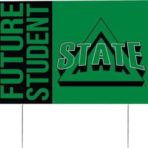 Desert Cactus Delta State University Statesmens 12x18" Graduate Graduation Celebration Yard Sign Graduates Outdoor Lawn Display with Stakes (Future Student)