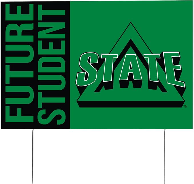 Desert Cactus Delta State University Statesmens 12x18" Graduate Graduation Celebration Yard Sign Graduates Outdoor Lawn Display with Stakes (Future Student)