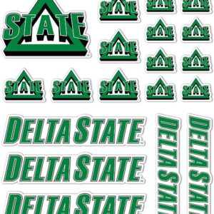 Desert Cactus Delta State University Sticker Statesmen DSU Vinyl Decals Laptop Water Bottle Car Scrapbook Sheet T1