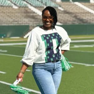 Alternative view of DSU Mascot "D" Sweatshirt