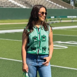 Alternative view of DSU Scattered Okra Sweater Vest