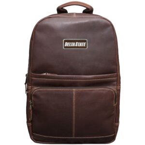 Delta State Statesmen Logo Plate Kannah Canyon Backpack - Brown