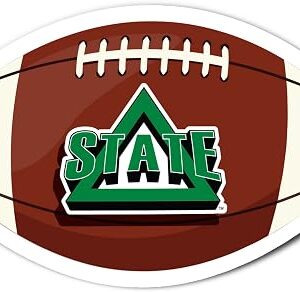 Desert Cactus Delta State University Sticker Statesmen DSU Vinyl Decal Laptop Water Bottle Car Scrapbook (Football Logo Sticker)