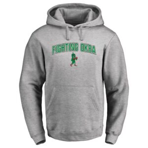 Delta State Statesmen Proud Mascot Pullover Hoodie Ash